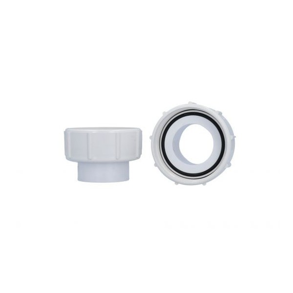 Union, Pump, Aqua-Flo, 1-1/2"S 2"Spg x 2"FBT Set of 2 : 52273000