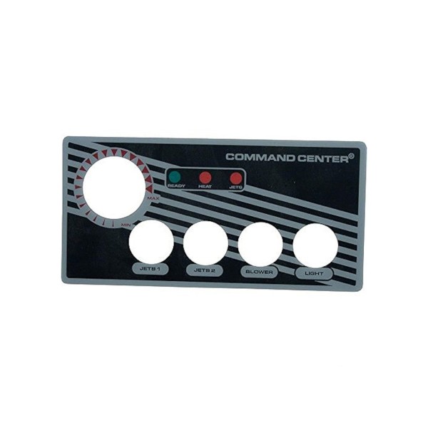 Overlay, Spaside, Tecmark Command Center, 4-Button, No Display, For CC4-120-10-I00 & 230V Version : 30202BM