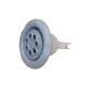 Jet Internal, Pentair Cyclone, 7 Hole Twin Spin, 5" Face, 5-Scallop, Textured, Light Gray : 951081