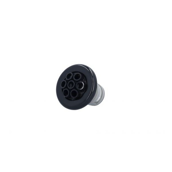 Jet Internal, Waterway, Poly Jet, Massage, 3" Face, Smooth, Black : 610-6711
