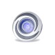 Jet Internal, CMP Pro-Loc, Halo, 4" Face, Directional, Stainless/Clear w/Graphite Gray Ring : 29540-111-700