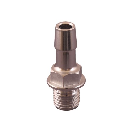 Adapter, Drain Plug, Sundance / Jacuzzi, 1/4"MPT x 3/8"RB, Stainless Steel, Less O-Ring 6540-263 : 6540-171