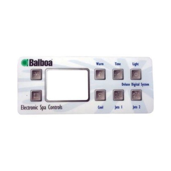 Overlay, Spaside, Balboa Deluxe Digital, 8-Button, Jets-Jets : 10389