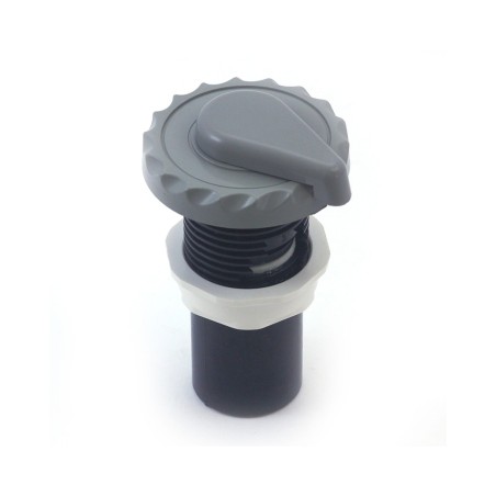 Air Control, Waterway Top Access, 1", Scalloped, Gray : 660-3567