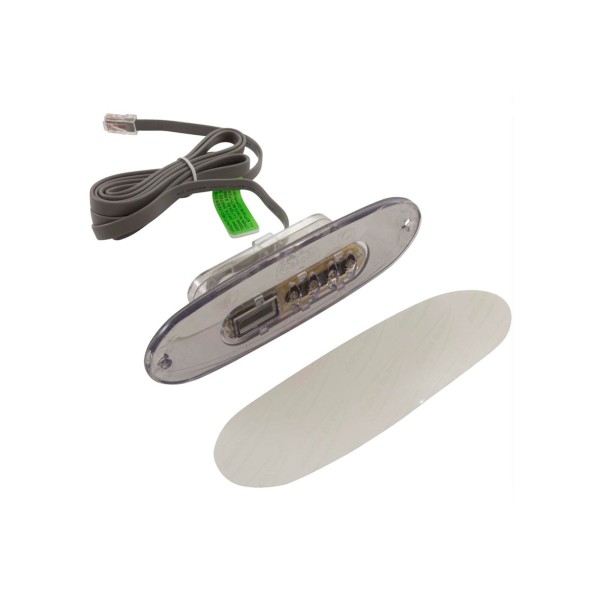 Spaside Control, Balboa VL260, Oval, 4-Button, Clear Bezel, LCD, No Overlay : 53999