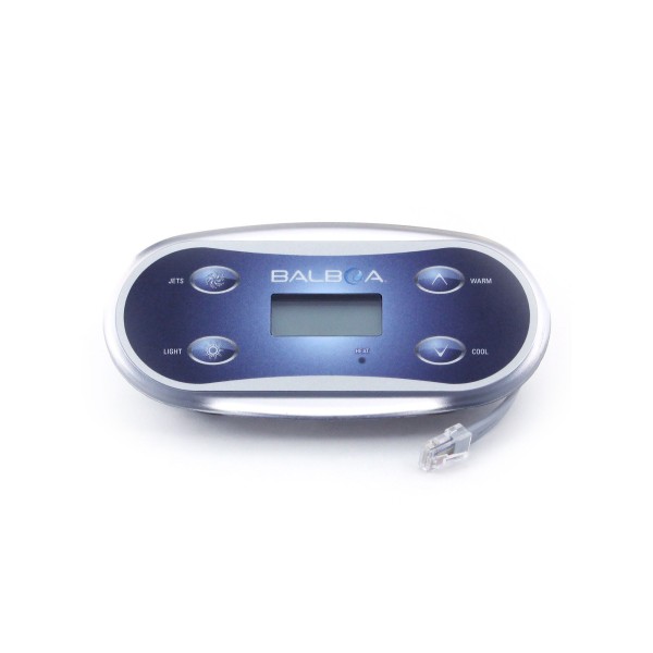 Spaside Control, Balboa VL406U, 4-Button, LCD, Jets-Warm-Light-Cool : 55350
