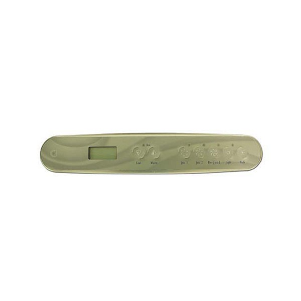 Spaside Control, Balboa ML550, 7-Button, Long, LCD, Jets1-Jets2-Blower, 7' Cable w/8 Pin Molex Plug : 53392