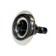 Jet Internal, Rising Dragon, Quantum, Pulse, 4" Face, Smooth, Black/Stainless Steel : RD201-L4411S