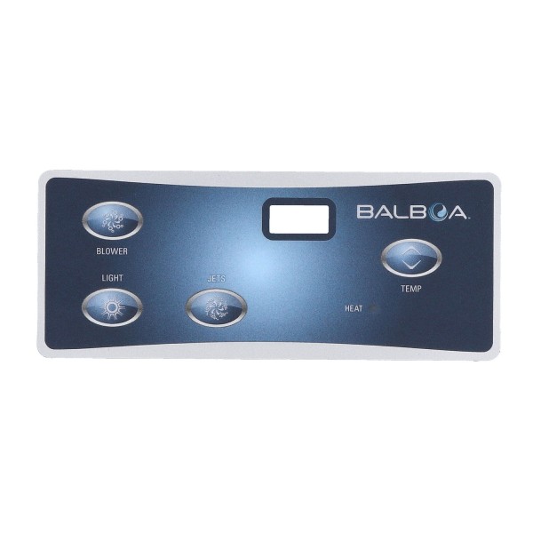 Overlay, Spaside, Balboa VL402, Lite Digital, 4-Button, Blower, Light-Jets, Temp : 10668