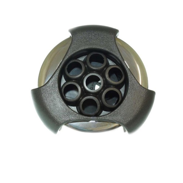 Jet Internal, Coast Spa, Poly Storm, Massage, 3-3/8" Face, Tri-Lever, Black/Stainless Steel : CC2128129-GMSS