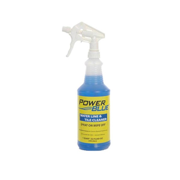Cleaning Product, Power Blue, Waterline & Tile Cleaner, 32oz Bottle : PB32