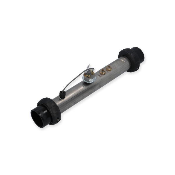 Heater Assembly, Jacuzzi, R574/576, 4.0kW, 230V, 2" x 15"Long, w/1.25 Psi Pressure Switch, Hi-Limit Sensors : 53349