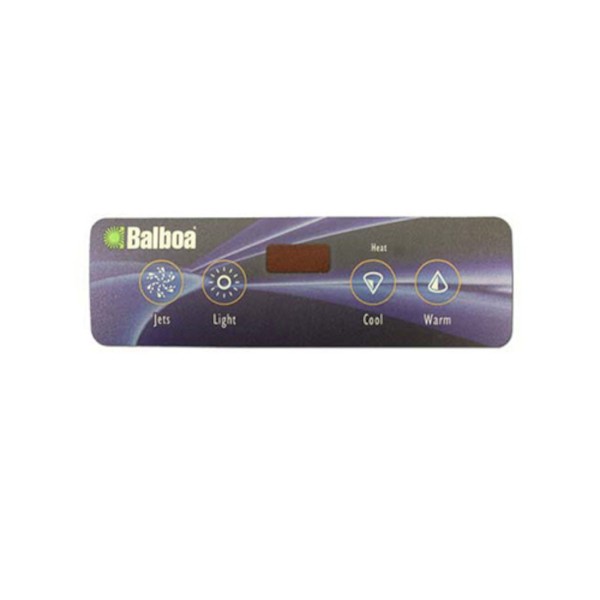 Overlay, Spaside, Balboa VL403, Lite Duplex, 4-Button, Pump1-Light-Down-Up : 11884