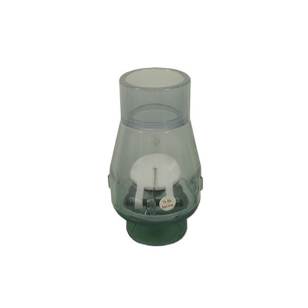 Check Valve, Magic, 1/2lb Spring, 1-1/2"S x 1-1/2"S, Clear : 0821-15C