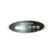 Overlay, Spaside, Balboa MVP/VL240, 3-Button, Blank-Jets-Temp-Light : 11765