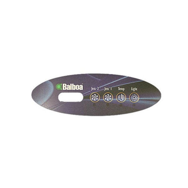 Overlay, Spaside, Balboa MVP/VL240, 4-Button, Jets-Jets-Temp-Light : 11764