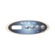 Overlay, Spaside, Balboa VL200, Mini Oval, 4-Button, Up-Down-Jets-Light : 11393