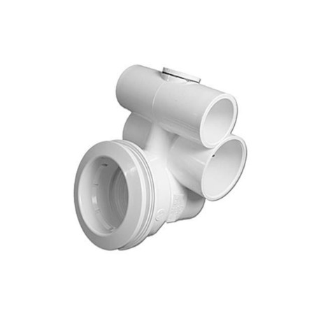 Body Assembly, Jet, HydroAir Caged Freedom, Tee Body, 1-1/2"S Water x 1"S Air, 2-5/8" Hole Size : 10-FS715