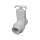 Slide Valve, Magic, Uni-Body, 1-1/2"S x 1-1/2"S Union : 0516-15