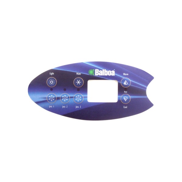 Overlay, Spaside, Balboa, VL702S, Oval, Serial Std, LCD, 7-Button, Light-Mode-Jets1-Jets2-Jets3-Warm-Cool : 11957