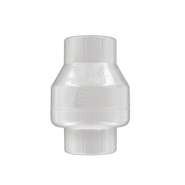 Check Valve, Valterra, Swing, 2" Slip x 2" Slip, White : 200-20W