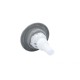 Jet Internal, CMP Typhoon 500, 7 Port Rotossage, 5" Face, 5-Scallop, Textured, Classic Gray : 23452-749-900