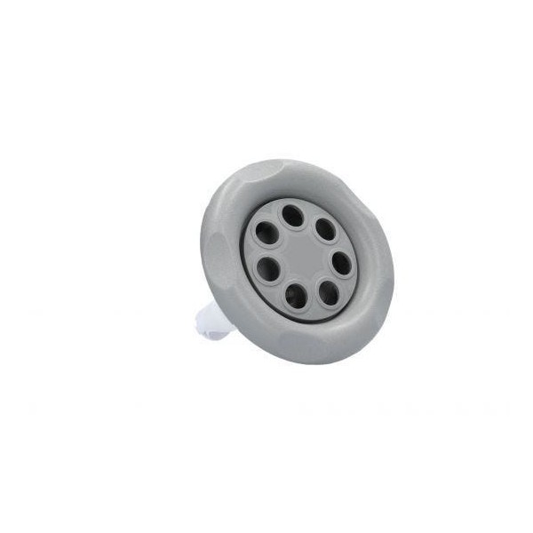 Jet Internal, CMP Typhoon 500, 7 Port Rotossage, 5" Face, 5-Scallop, Textured, Classic Gray : 23452-749-900