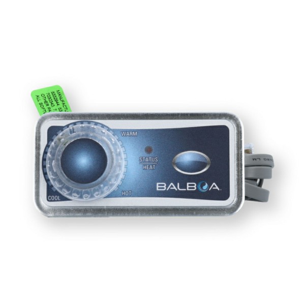 Spaside Control, Balboa Analog Duplex, 1-Button, Knob-P1/BL/LT : 51219