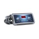 Spaside Control, Balboa Lite Leader, 2-Button, LED, Light/Jet-Temp, w/10' 6 Pin Phone Cable : 54116