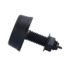 Air Button, Herga, Mushroom, Black : 6433-AZZZ