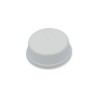 Air Button, Herga, Mushroom, Surface Mount, White : 6439