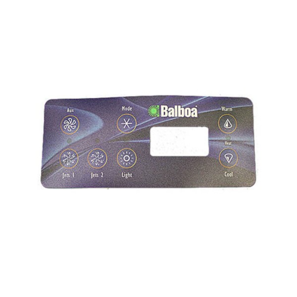 Overlay, Spaside, Balboa VL701S, Serial Standard, 7-Button, Aux-Jets-Jets : 11159