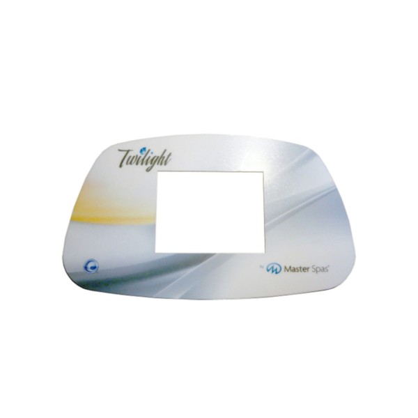 Spaside Overlay, Master Spas Twilight 67.25 Series, spaTouch, Menu Driven : X509124