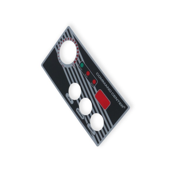 Overlay, Spaside, Tecmark Command Center, 3-Button w/Display, For CC3D-120-10-I00 & 230V Version : 30217BM