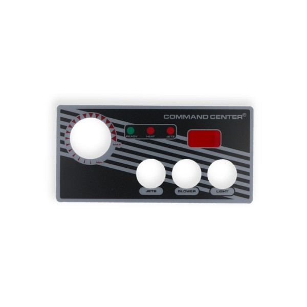 Overlay, Spaside, Tecmark Command Center, 3-Button w/Display, For CC3D-120-10-I00 & 230V Version : 30217BM
