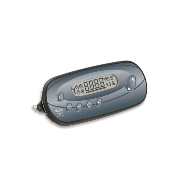 Spaside Control, Gecko IN.K450-3OP-25, 7-Button, LCD, w/Overlay, 25' Cable, w/in.link Plug : 0607-005017