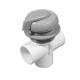Valve, Diverter, Waterway, Top Access, 1" Vertical, 2-Port, Gray : 600-4347