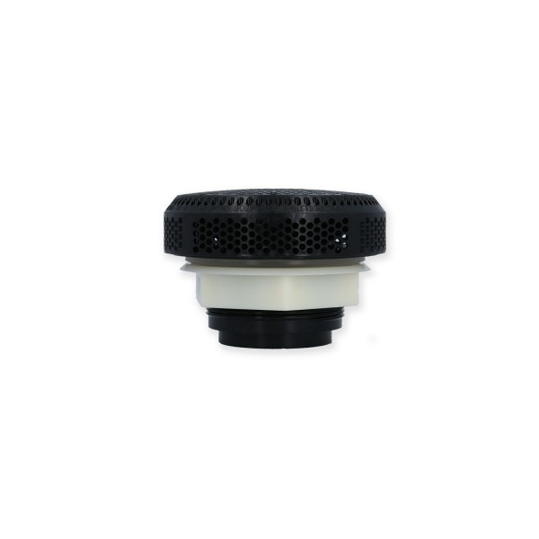 Suction Assembly, Waterway, VGB, Super Hi-Flo, 5"Dia Cover, 2" Straight Nut, Black : 640-3781V