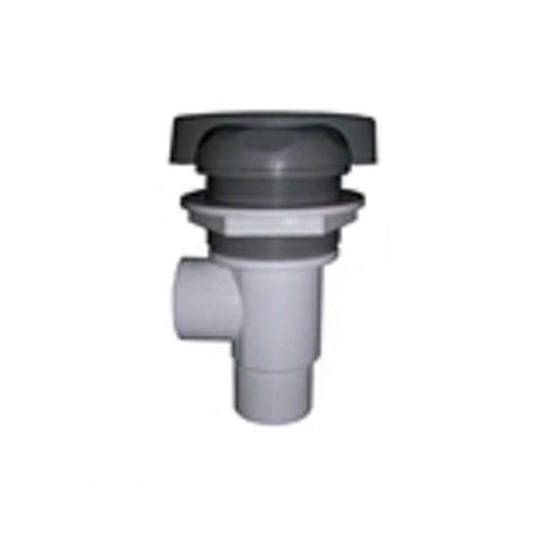 Valve, Shut Off, Waterway, 1-Port, 3/4"S x 3/4"S, 1-Port, 6-Spoke, Gray : 600-4727