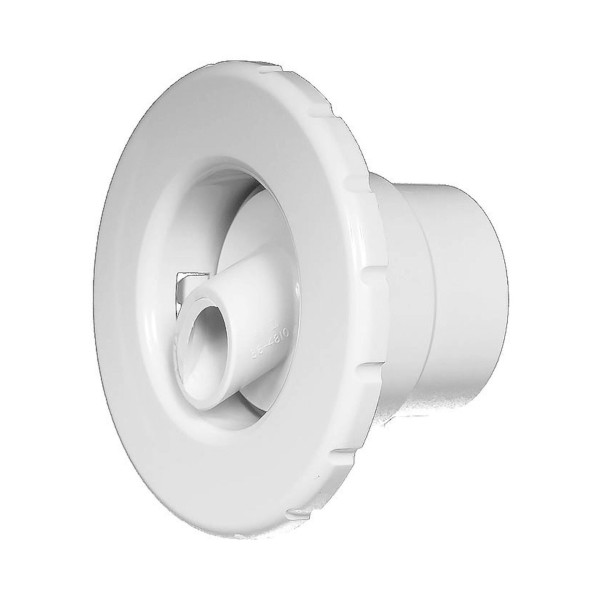 Jet Internal, HydroAir Magna, Single Port Roto, 3-1/2" Face, White : 16-4821