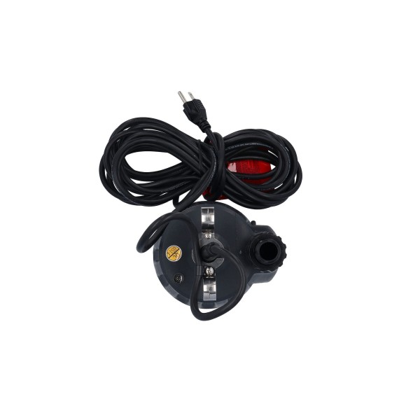 Circulation Pump, HydroQuip, Used w/ Emergency Spa Heater, Submersible, 1/6HP, 115V w/ 20' Power Cord : 10-0178