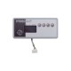 Spaside Control, HydroQuip Eco-7, Large Rectangle, 4-Button, LED, Pump1-Light-Up-Down : 34-0198