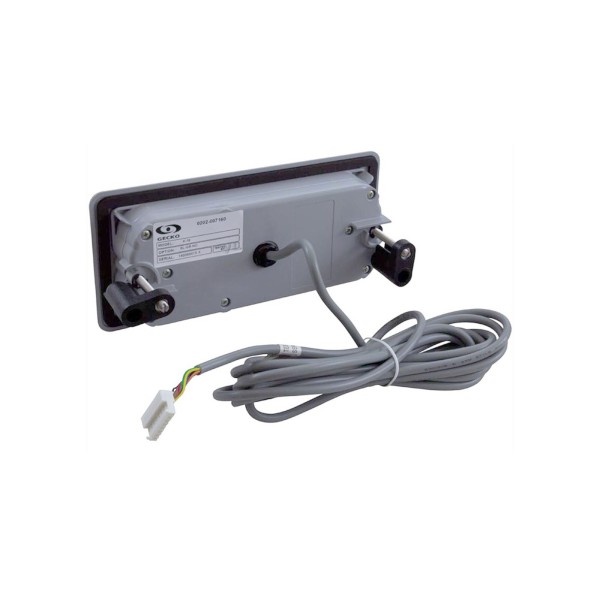 Spaside Control, HydroQuip Eco-7, Large Rectangle, 4-Button, LED, Pump1-Light-Up-Down : 34-0198