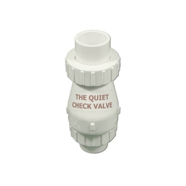 Check Valve, Magic, 1/2lb Spring, 1" x 1" Unions, White : 0823-10