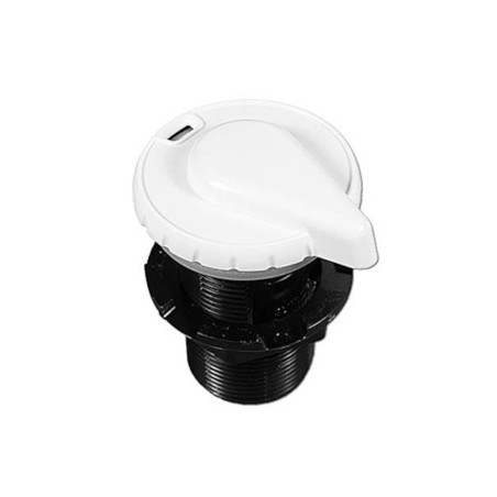 Air Control, HydroAir Slimline, 1", Teardrop, White : 10-2330