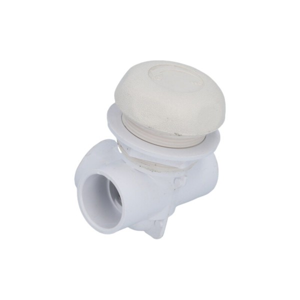 Valve, On/Off, Waterway, 2-Port, 1" Horizontal 2-Port, White : 600-4380
