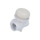 Valve, On/Off, Waterway, 2-Port, 1" Horizontal 2-Port, White : 600-4380