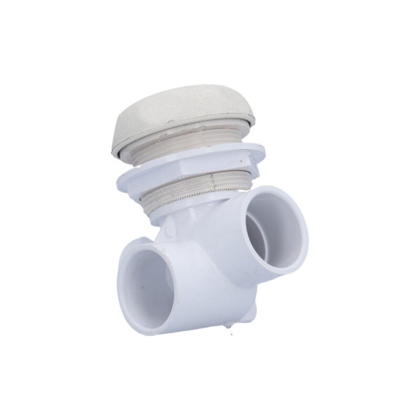 Valve, On/Off, Waterway, 2-Port, 1" Horizontal 2-Port, White : 600-4380