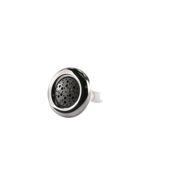 Jet Internal, Waterway Poly Storm, Galaxy Massage, 3-3/8" Face, Smooth, Gray w/ Stainless Escutcheon : 212-8537S