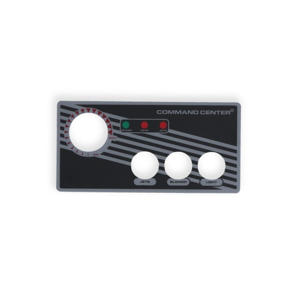 Overlay, Spaside, Tecmark Command Center, 3-Button, No Display, For CC3-120-10-I-00 & 230V Version : 30216BM